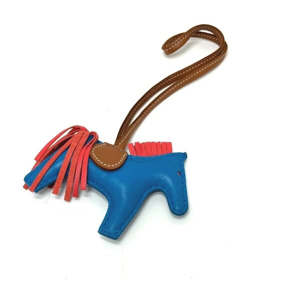 HERMES Rodeo PM Bag Charm charm Anyo Miro Blue Zanzibar blue - Picture 1 of 9